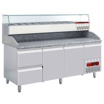 REFRIGERATED PIZZA TABLE SET  PIZZA LINE PLUS