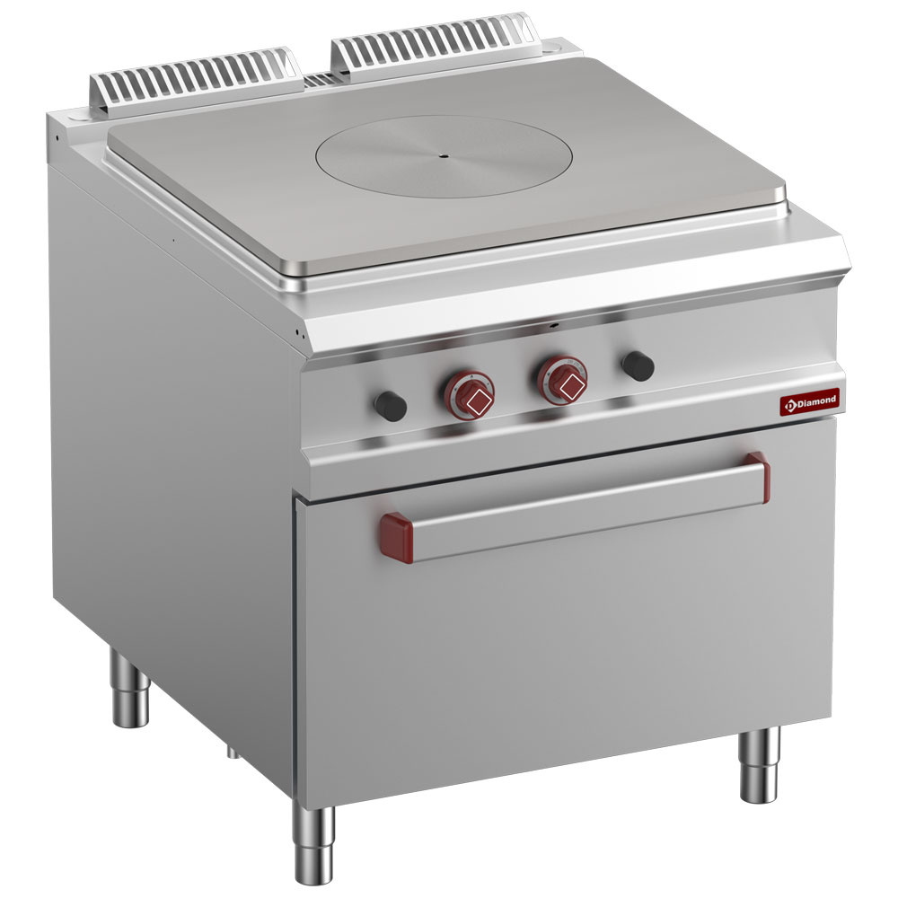 SOLID TOP STOVE ON GAS OVEN   G9/TF8-N