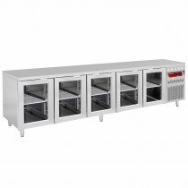 VENTILATED REFRIGERATED TABLE 5 DOORS GN 1/1, 700 L  DT274/P9-VD