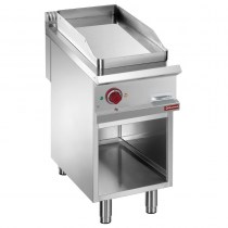 SMOOTH ELECTRIC FRY TOP, CHROMIUM-PLATED, OPEN CUPBOARD    E9/PLCA4