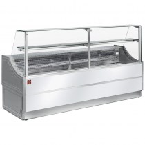 REFRIGERATED GLASS DISPLAY WITH STOREROOM OL200/A2-R/R2