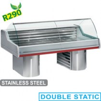 REFRIGERATED DISPLAY COUNTER WITH CURVED GLASS  SG30B/C1-R2
