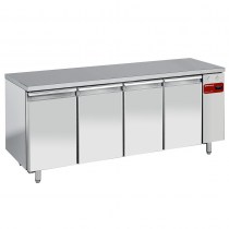 REFRIGERATED TABLE, VENTILATED, 4 DOORS GN 1/1, 550 L  (WITHOUT GROUP)  TS4N/H
